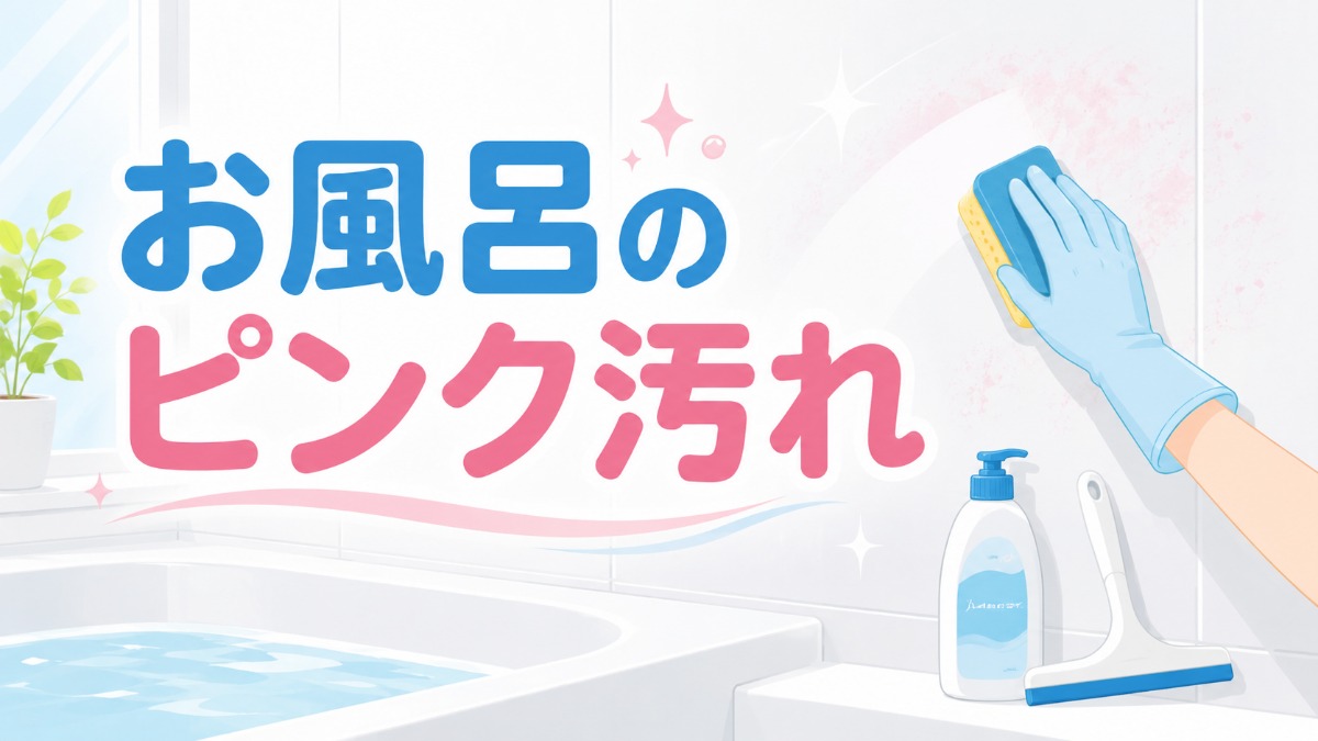 お風呂のピンク汚れのアイキャッチ画像