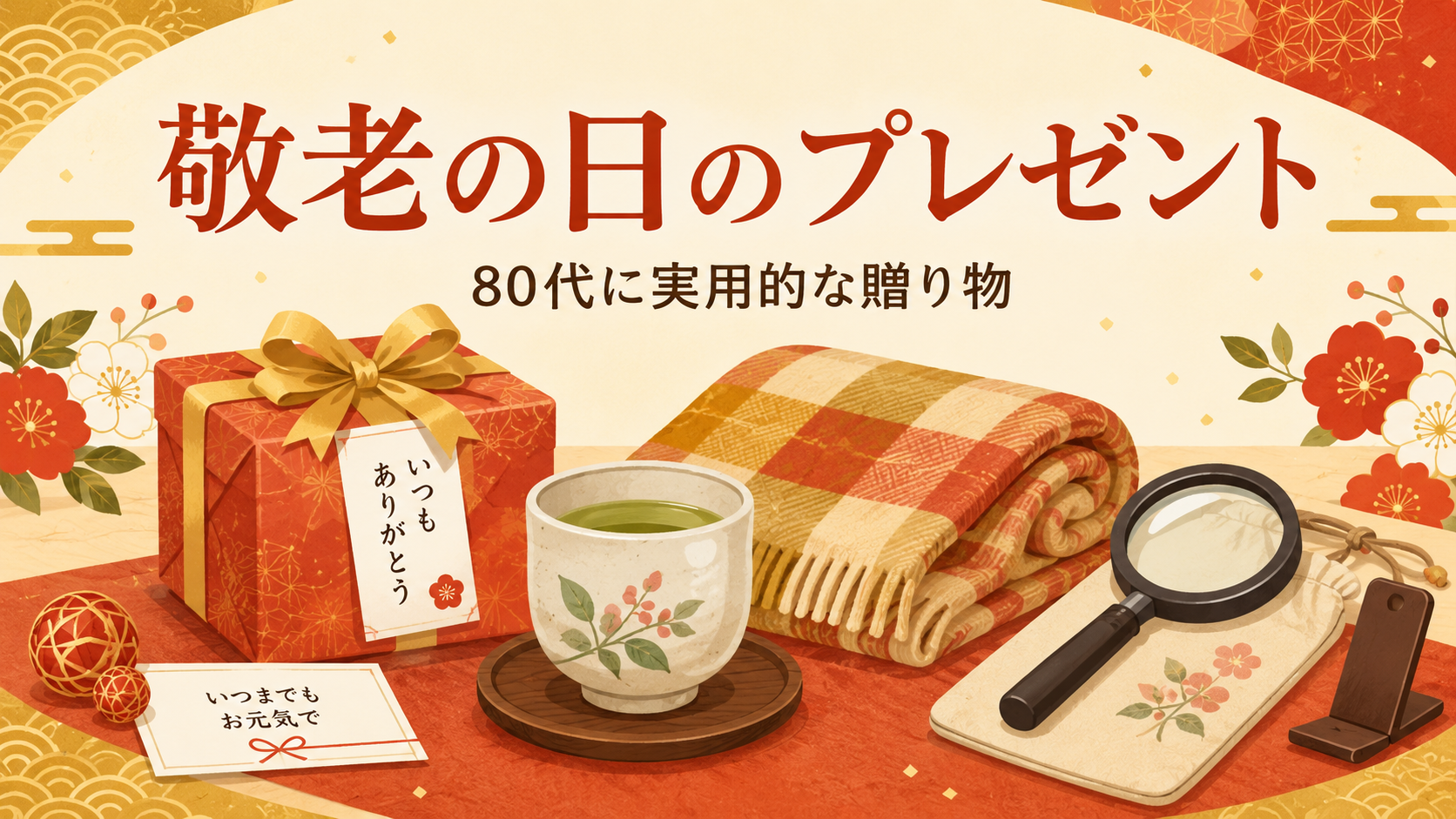 敬老の日のプレゼント｜80代に実用的な贈り物の選び方と定番15品のアイキャッチ画像