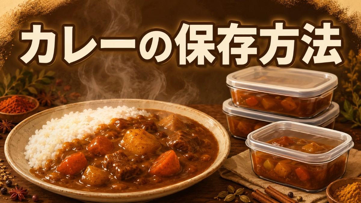 カレーの保存方法のアイキャッチ画像