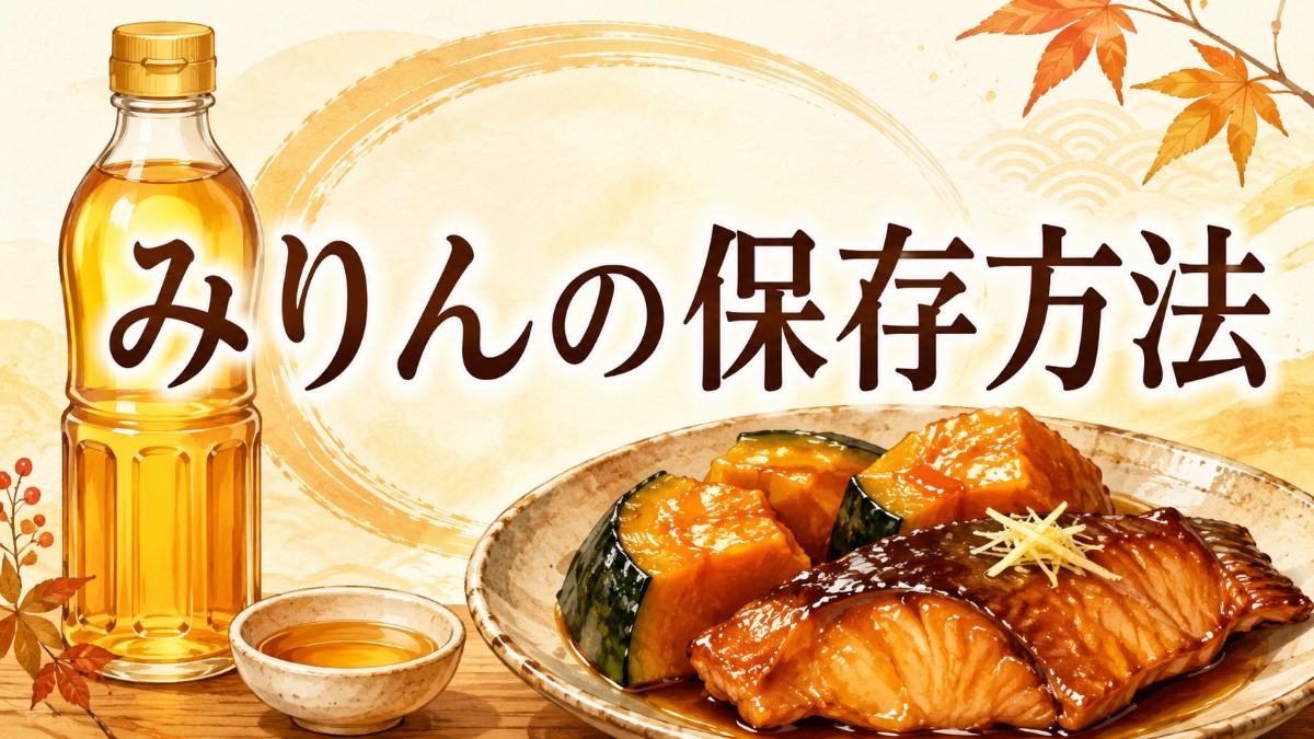 みりんの保存方法のアイキャッチ画像