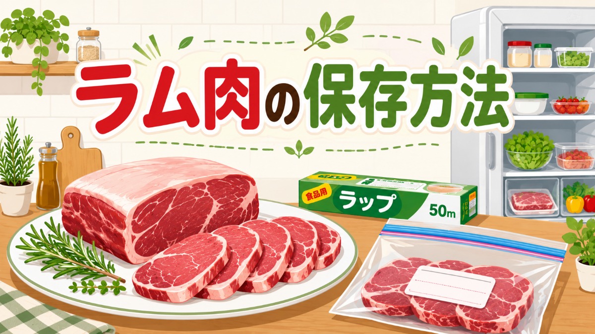 ラム肉の保存方法のアイキャッチ画像