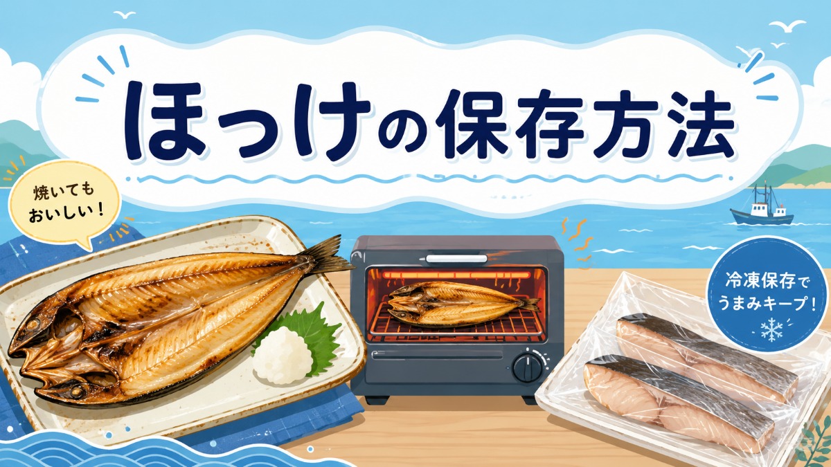 ほっけの保存方法のアイキャッチ画像
