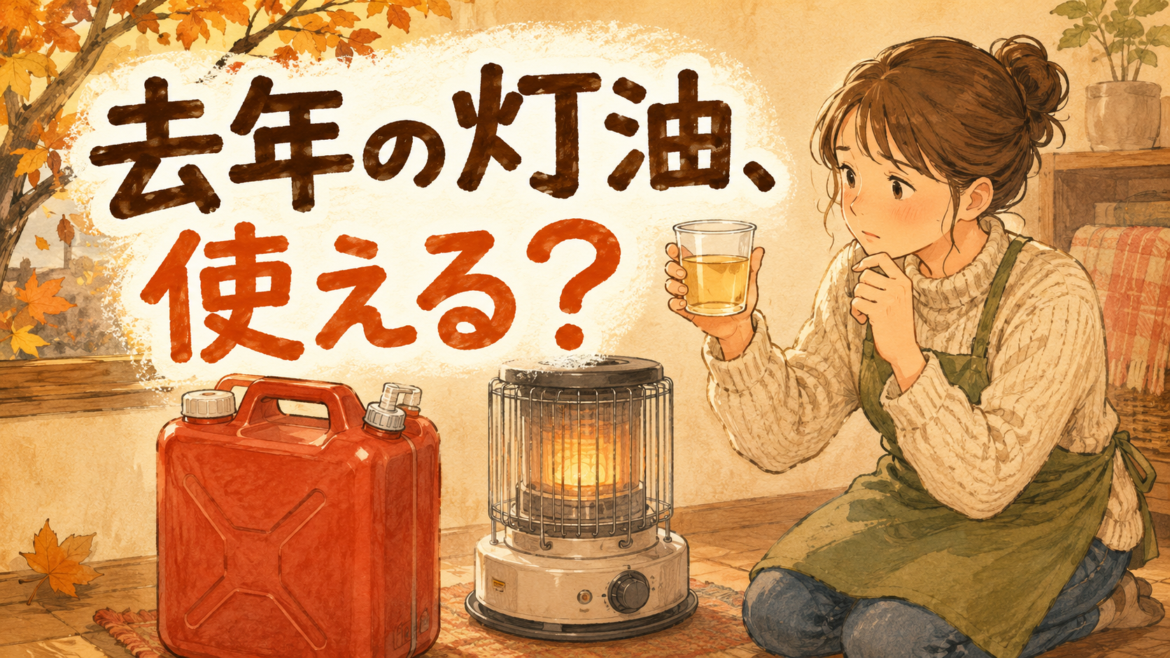 去年の灯油は使える？持ち越し灯油の見分け方