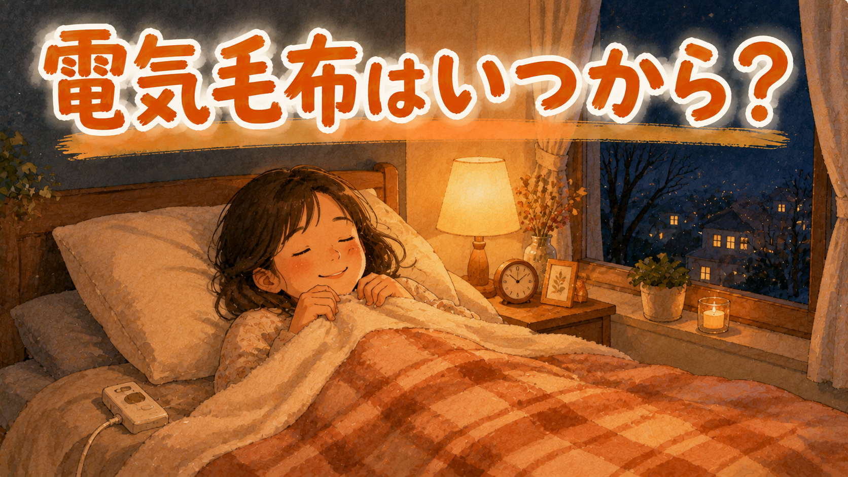 電気毛布はいつから？最低気温10℃が目安