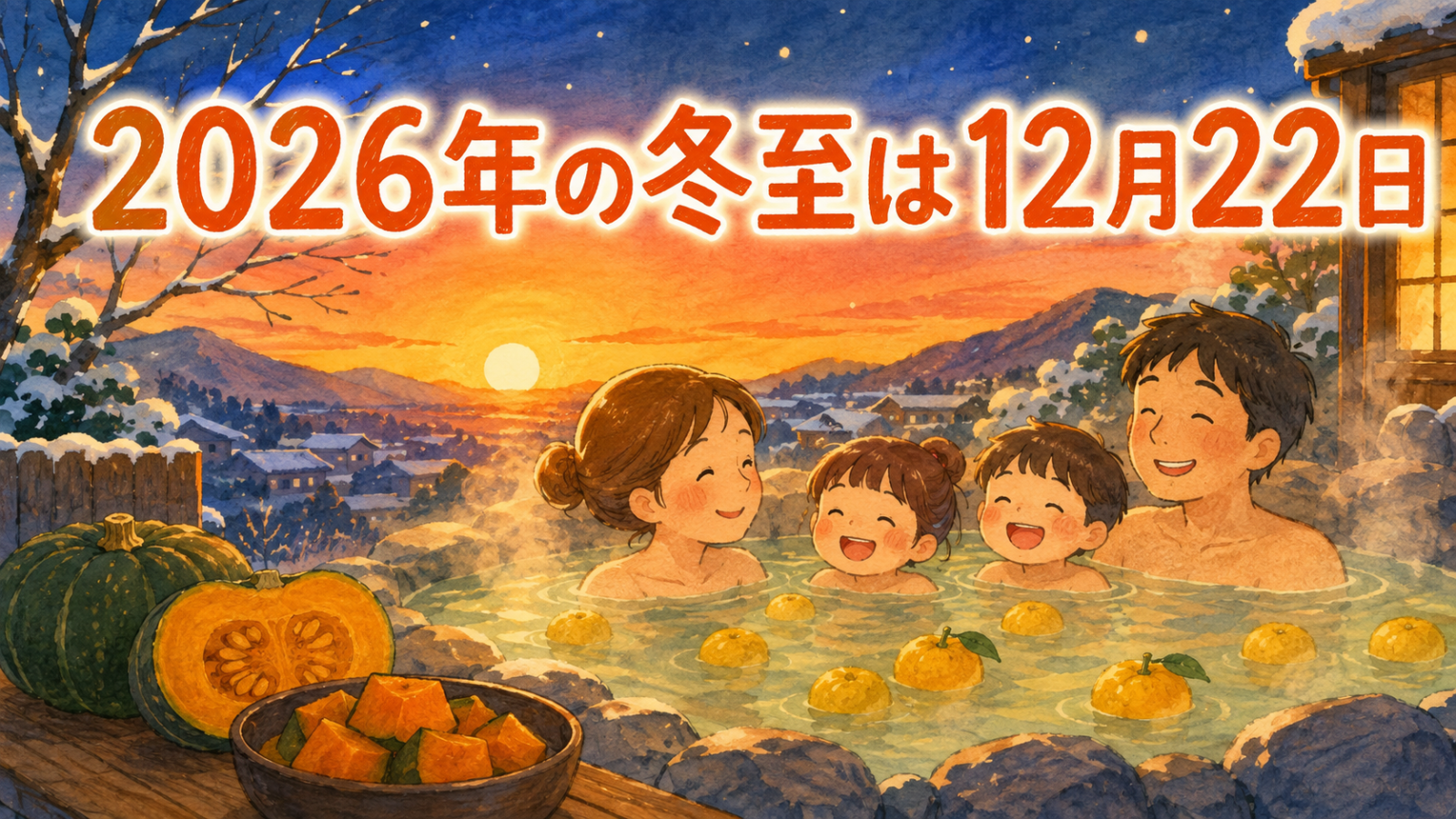2026年の冬至は12月22日（アイキャッチ）