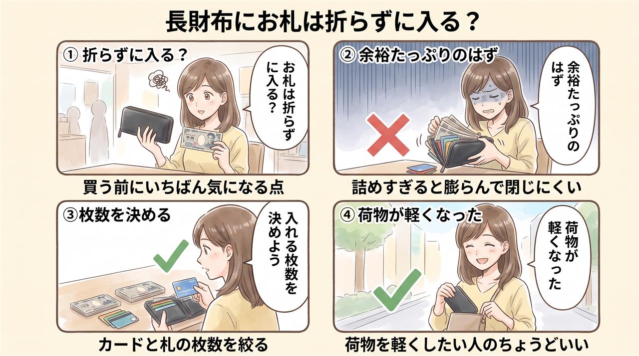 4コマ漫画:ポルトフォイユ・リサの使い勝手